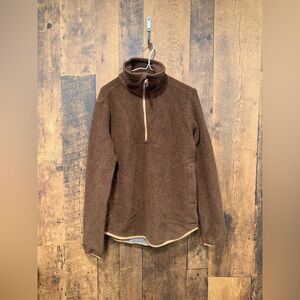 Prana women’s truckee sweater tunic brown small EUC